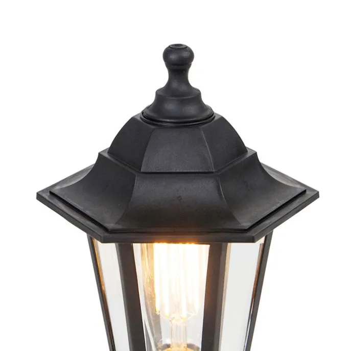 Klassieke buiten vloerlamp zwart 42,2 cm IP44 - New Haven