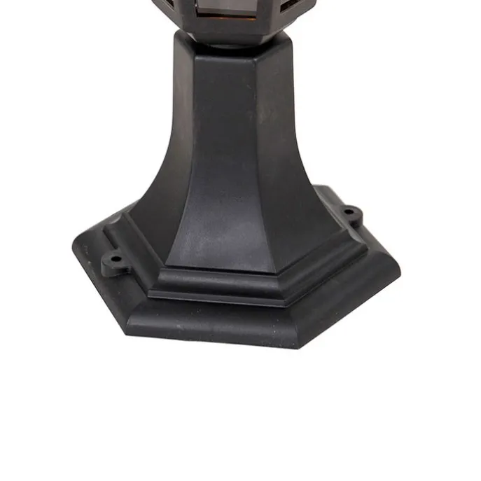 Klassieke buiten vloerlamp zwart 42,2 cm IP44 - New Haven