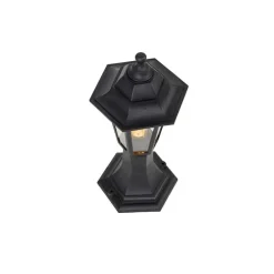 Klassieke buiten vloerlamp zwart 42,2 cm IP44 - New Haven