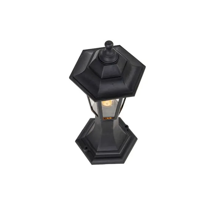 Klassieke buiten vloerlamp zwart 42,2 cm IP44 - New Haven