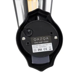 Klassieke buiten wandlamp zwart met bewegingssensor - New Haven