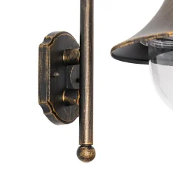 Klassieke buiten wandlamp antiek goud IP44 - Daphne