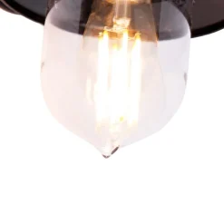 Klassieke buiten wandlamp zwart IP44 - Oxford