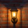 Klassieke buiten wandlamp zwart IP44 - Capital