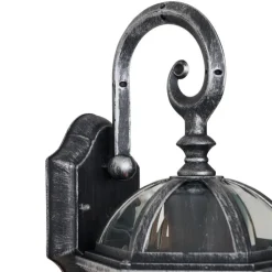 Klassieke buiten wandlamp antiek zilver IP44 - Glasgow