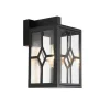Klassieke buiten wandlamp zwart IP44 - Dover