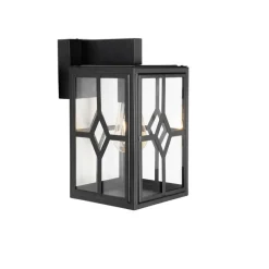 Klassieke buiten wandlamp zwart IP44 - Dover