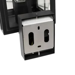 Klassieke buiten wandlamp zwart IP44 - Dover