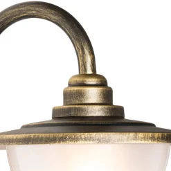 Klassieke buiten wandlantaarn antiek goud IP44 - Bruges