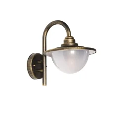 Klassieke buiten wandlantaarn antiek goud IP44 - Bruges