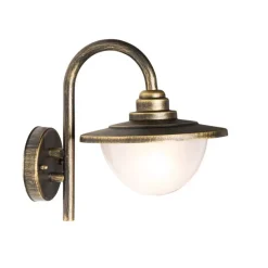 Klassieke buiten wandlantaarn antiek goud IP44 - Bruges