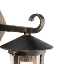 Klassieke buiten wandlantaarn antiek goud IP44 - Herb