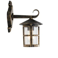 Klassieke buiten wandlantaarn antiek goud IP44 - Herb