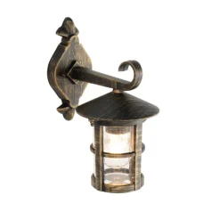 Klassieke buiten wandlantaarn antiek goud IP44 - Herb