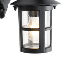 Klassieke buiten wandlantaarn zwart IP44 - Herb