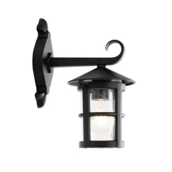 Klassieke buiten wandlantaarn zwart IP44 - Herb
