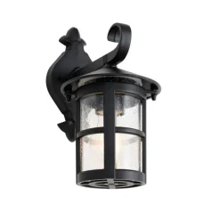 Klassieke buiten wandlantaarn zwart IP44 - Herb