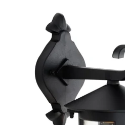 Klassieke buiten wandlantaarn zwart IP44 - Herb