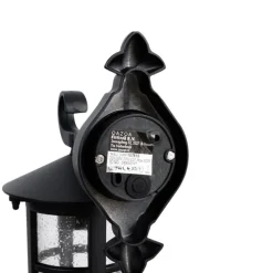 Klassieke buiten wandlantaarn zwart IP44 - Herb