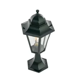 Klassieke buitenlantaarn sokkel donker groen IP44 - New Orleans