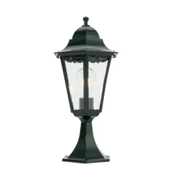 Klassieke buitenlantaarn sokkel donker groen IP44 - New Orleans