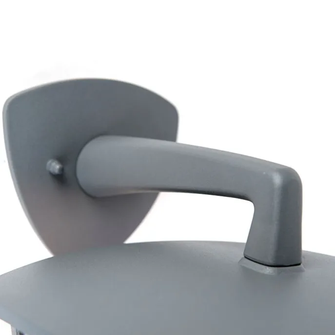 Klassieke buitenlantaarn wand down donkergrijs IP44 - Platar