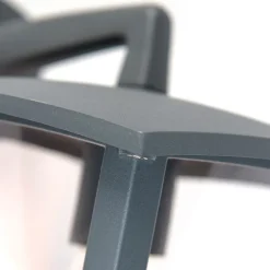 Klassieke buitenlantaarn wand down donkergrijs IP44 - Platar