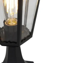 Klassieke buitenlantaarn sokkel zwart 48,6 cm IP44 - New Orleans
