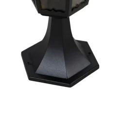 Klassieke buitenlantaarn sokkel zwart 48,6 cm IP44 - New Orleans