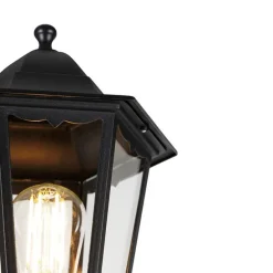 Klassieke buitenlantaarn zwart 200 cm IP44 - Havana
