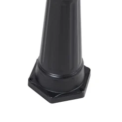 Klassieke buitenlantaarn zwart 200 cm IP44 - Havana