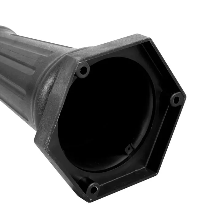 Klassieke buitenpaal zwart 217cm IP44 - New Haven Hammered