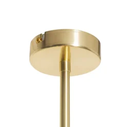 Klassieke hanglamp goud met glas 12-lichts - Elien