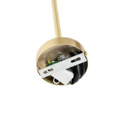 Klassieke hanglamp goud met glas 12-lichts - Elien