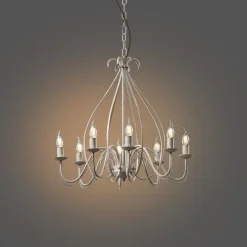 Klassieke kroonluchter crème 8-lichts - Giuseppe