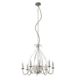 Klassieke kroonluchter crème 8-lichts - Giuseppe