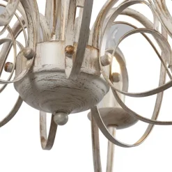 Klassieke kroonluchter crème 8-lichts - Giuseppe