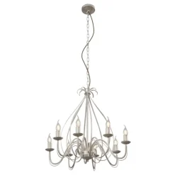 Klassieke kroonluchter crème 8-lichts - Giuseppe