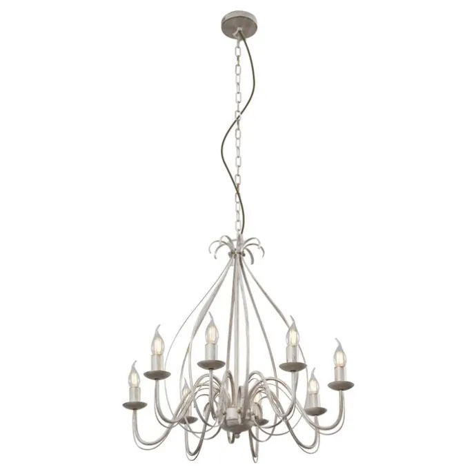 Klassieke kroonluchter crème 8-lichts - Giuseppe