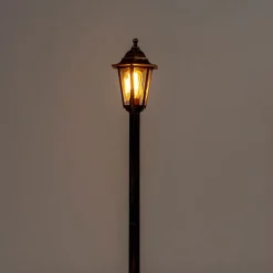 Klassieke lantaarn antiek goud - New Haven