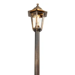 Klassieke lantaarn antiek goud - New Haven