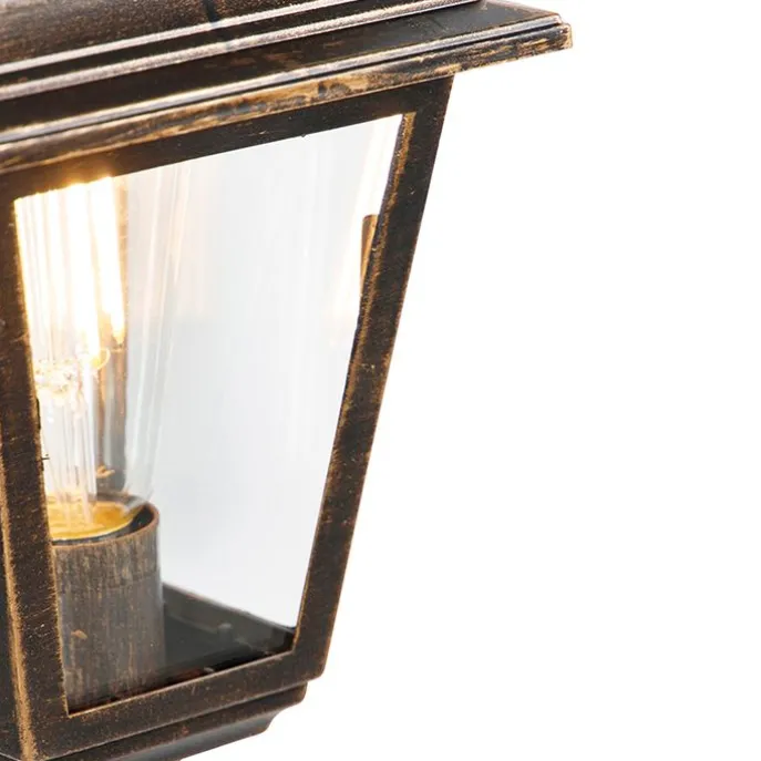 Klassieke lantaarn antiek goud 122 cm IP44 - Capital