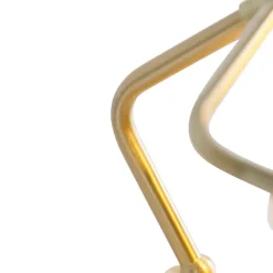 Klassieke notarislamp goud met opaal glas - Banker