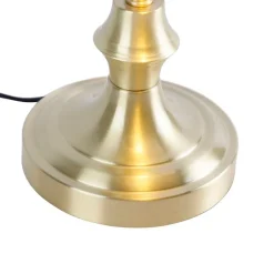 Klassieke notarislamp goud met opaal glas - Banker