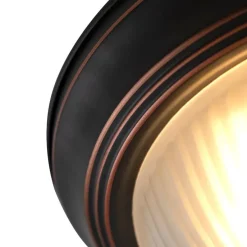 Klassieke plafondlamp bruin opaal - Classico