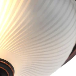 Klassieke plafondlamp bruin opaal - Classico