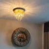 Klassieke plafondlamp goud/messing 35 cm - Medusa