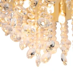 Klassieke plafondlamp goud/messing 35 cm - Medusa