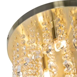 Klassieke plafondlamp goud/messing 35 cm - Medusa