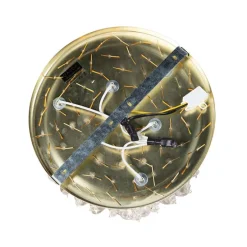 Klassieke plafondlamp goud/messing 35 cm - Medusa